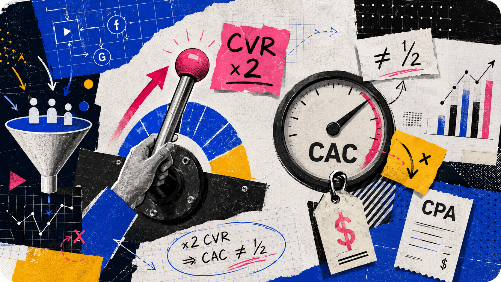CAC vs CPA: Why Doubling Conversion Rate Doesn't Halve Your CAC
