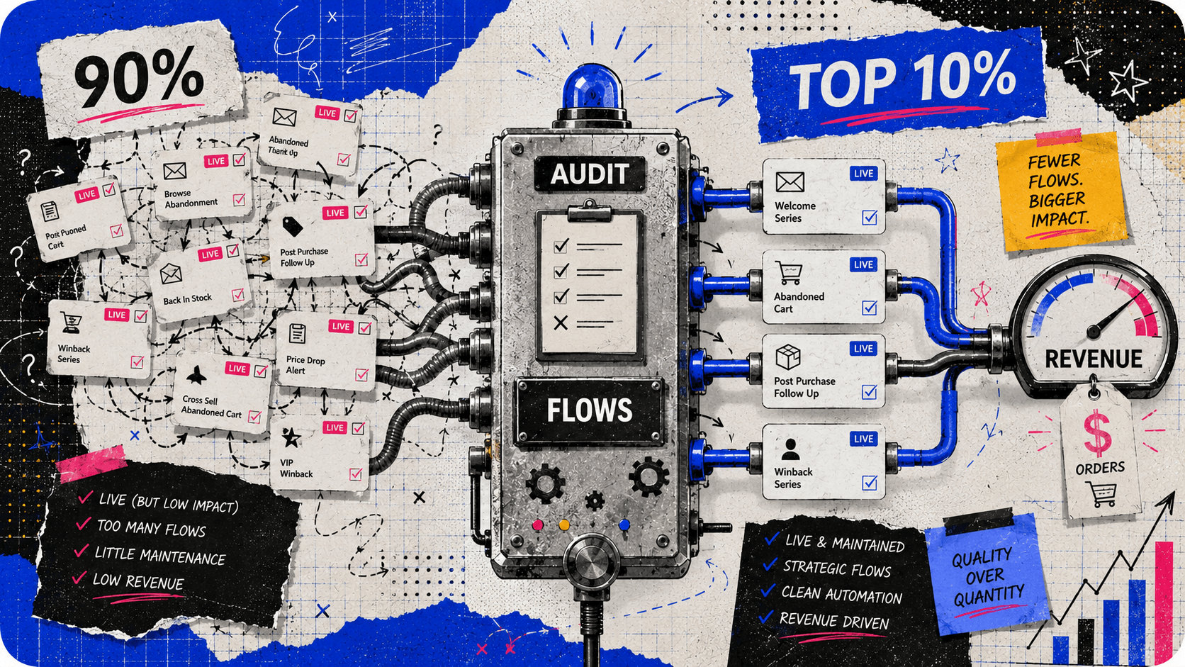 Klaviyo flow audit boosting revenue