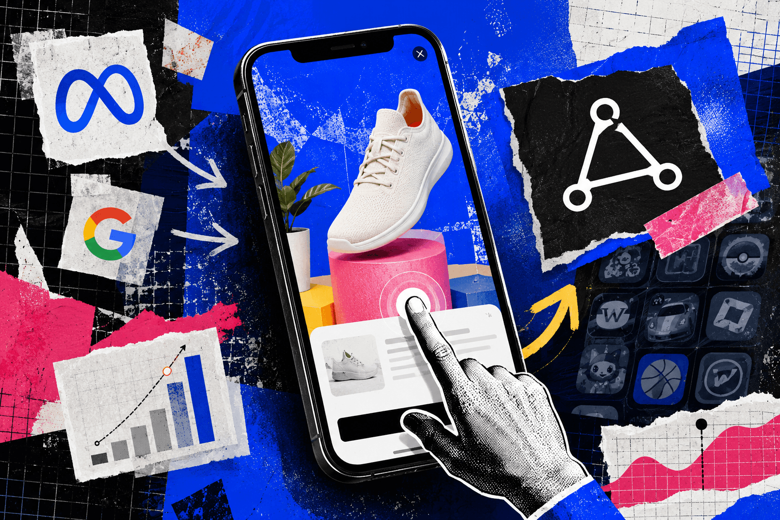 AppLovin ecommerce advertising alongside Meta and Google — DTC brand running ads in mobile games