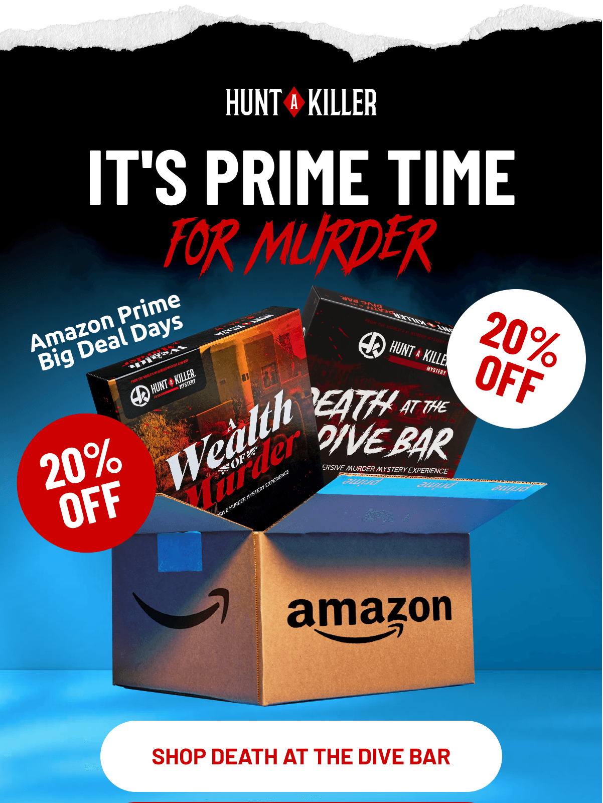 Hunt A Killer — Prime Day Sale Announcement