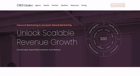 310 Creative agency's homepage