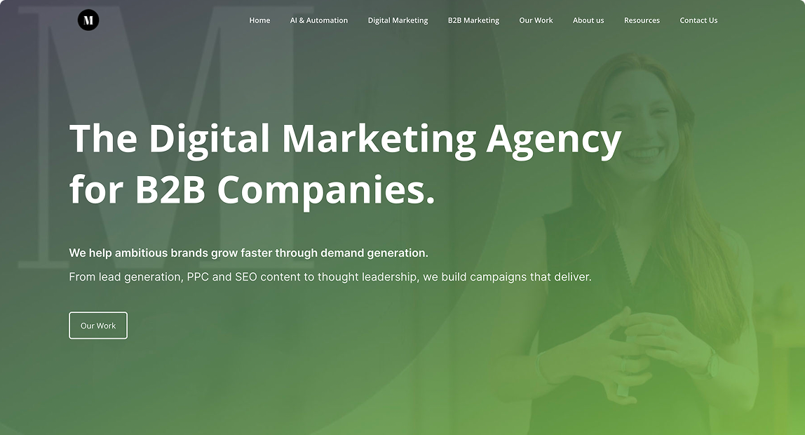Munro agency's homepage